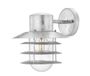 EGLO Wandlamp Arada, binnenmuurlamp, slaapkamerlamp, verzinkt staal | helder glas, E27 fitting, IP44