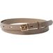 Calvin Klein Ceinture Emblem Buckle All-over Print Desert Taupe/antique Light Taille: 70