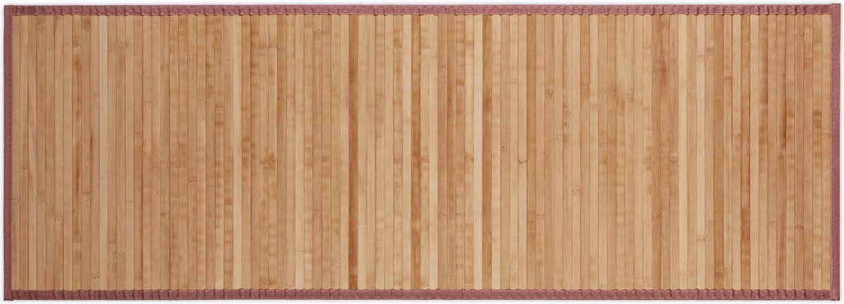 Relaxdays Badmat Bamboe - Douchemat - Bad Mat - Badkamer - Hout - Antislip - 80 x 45 cm