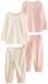 Next - Meisjes - Set van 2 ajourgebreide joggingpyjama's - Roze