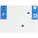 Top Plaq Blanco Trailer Plaat Strip Top Plaq 38