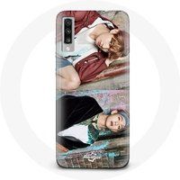 Maniacase Etui voor Samsung Galaxy A50 BTS Kim Taehyung Et Jungkook Taekook Teaser Not Today You Never Walk Alone