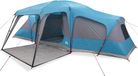 vidaXL Tente familiale avec auvent 9 personnes imperméable bleu