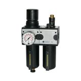RIEGLER 100577-CL 12 M-SR Onderhoudseenheid, 2-delig, multifix, met metalen container, BG 1, G 3/8, 1 stuk