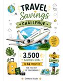 Travel Savings Challenge & Vacation Planner Workbook