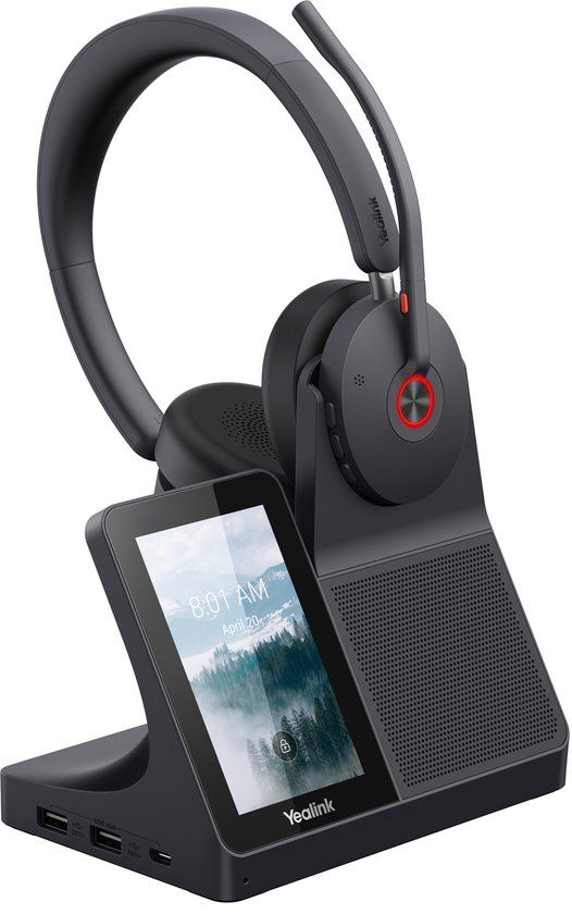 Yealink WH68 Workstation Headset Zwart