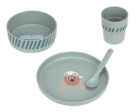 Lässig Tiny Team Dog Dinerset - Groen/Blauw