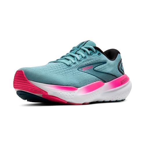 BROOKS Glycerin 21 sneakers dames - Marokkaans blauw/aqua/roze - maat 41