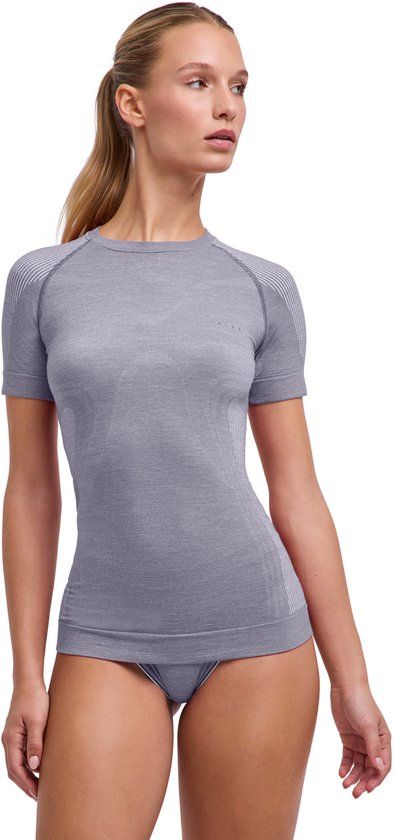 FALKE Wool Tech Light Vest Dames Grijs Heather XL