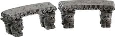 Lemax - Gargoyle Stone Benches - Set Of 2