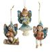Kurt S. Adler 3.5 inch Magical Woods Little Boy Fairy Orn 3/Asstd. 8,382x3,81x3,81 cm ornement de Noël