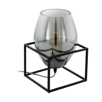 EGLO 97209 Tafellamp - Wit - E27 - Glas, Staal - 30.5 cm