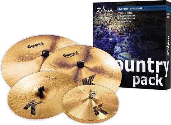 Zildjian K Country Pack Boxset - Bekkenset