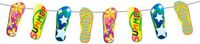Folat Slinger met Slippers - 2x - 10m - Hawaii Party - Strandthema Feestversiering