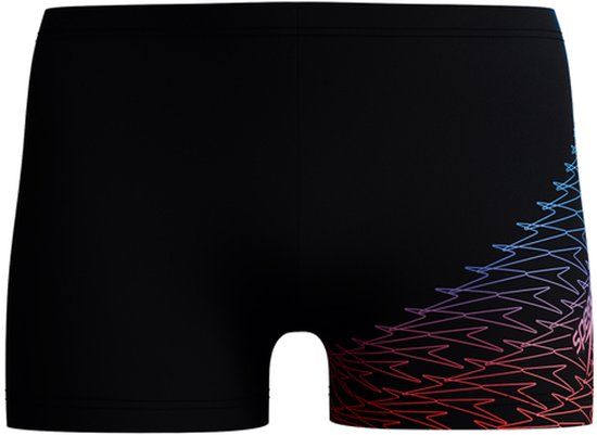 Speedo Medley Logo Aquashort Heren Sportzwembroek - Zwart/Oranje