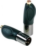 Proel DHMA500 tussenstuk voor kabels RCA 3P XLR Zwart, Zilver