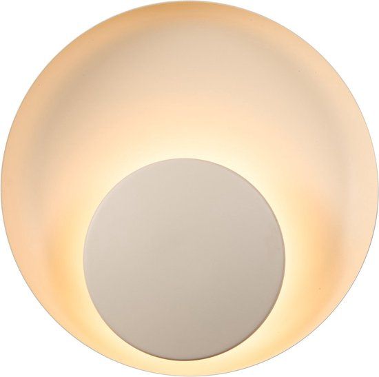 Nordlux Marsi Wandlamp - Beige - Ø21 cm - 7W LED - Rond