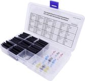 TRU COMPONENTS T1902CA001 Krimpkous assortiment Zwart Krimpverhouding:3:1 135 onderdelen