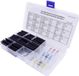 TRU COMPONENTS T1902CA001 Krimpkous assortiment Zwart Krimpverhouding:3:1 135 onderdelen