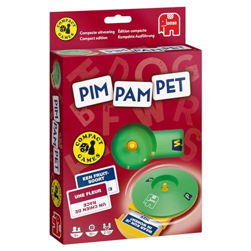 Jumbo Jumbo Pim Pam Pet Compact Reisspellen - Gezelschapsspellen - Kinderen vanaf Nederlands - Reisspellen voor kinderen