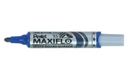 Pentel MWL5M Maxiflo Whiteboard Marker, Kogelpunt, Blauw, 12 Stuks