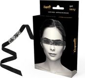 COQUETTE ACCESSORIES | Coquette Chic Desire Lace Mask Black