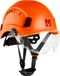 Mustbau Casque de sécurité, EN397 Casque de protection avec bandeau de transpiration et visière, 53 à 63cm Tour de tête réglable, matériau ABS résistant Pour hommes femmes