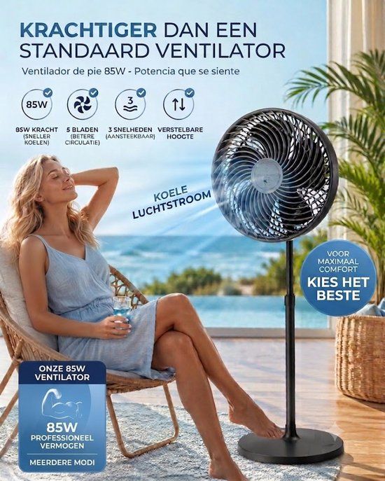 Trendvanhetmoment Mini Airco - Airco - Aircooler - Luchtbevochtiger - Ventilator - Tafel Ventilator - Wit