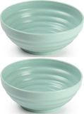 Plasticforte Kommetjes/Schaaltjes - 8 stuks - Kunststof - Mintgroen - 13 cm