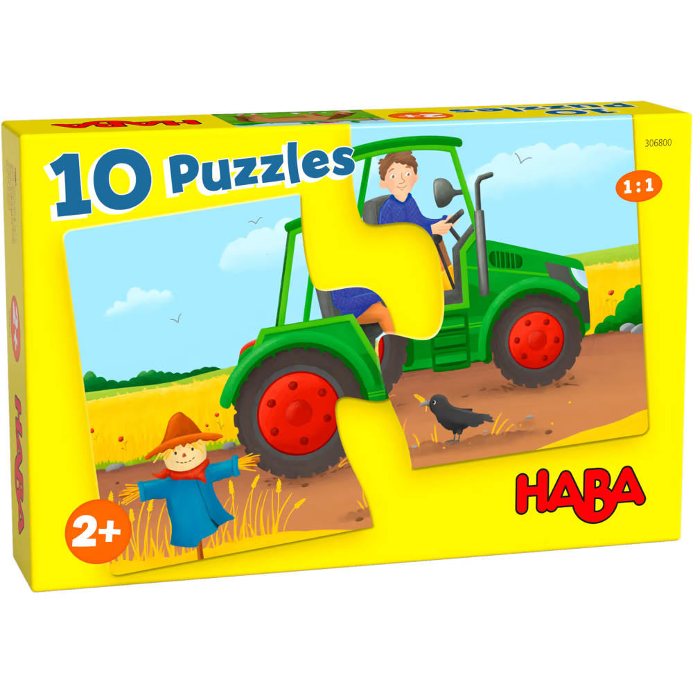 Haba 10 Puzzels - Op De Boerderij