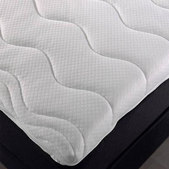 SleepTech 140x190 Topper - Dekmatras Nasa traagschuim 6 cm dik - Wit
