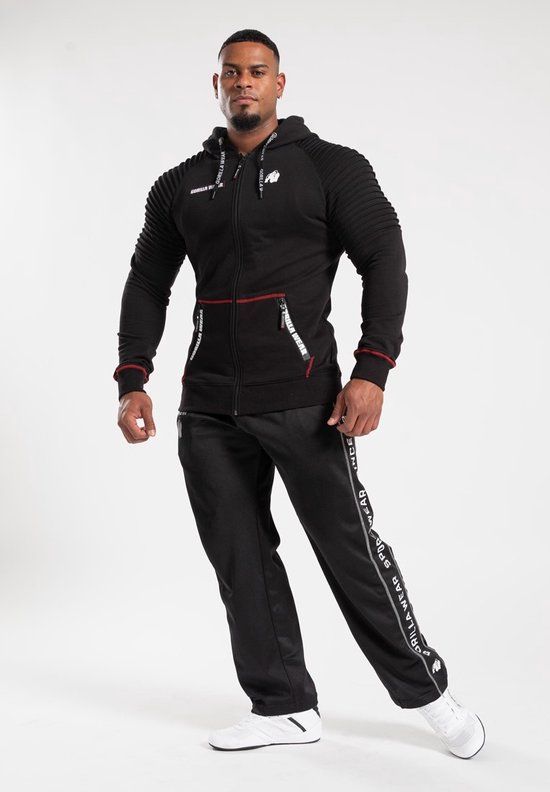 Gorilla Wear Georgia Zipped Hoodie - Black - Men - XXL