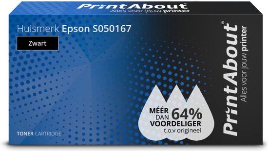 PrintAbout Compatible Toner for Epson EPL 6200 Series - Black - 3,500 Pages