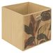 5Five Opbergmand/kastmand - 29 liter - beige - bamboe - 31 x 31 x 31 cm - Vakkenkast manden