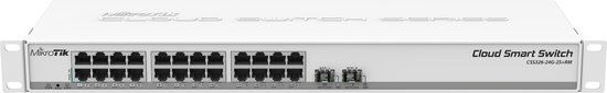 MikroTik CSS326-24G-2S+RM - Netwerk switch - Wit