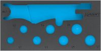HAZET 2-componenten zachschuiminleg 163-529L · L x B: 342 mm x 172 mm