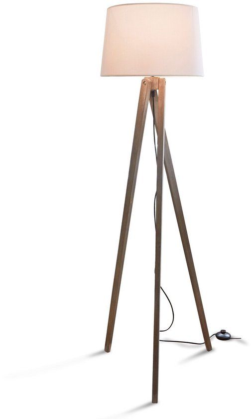 LOBERON Staande lamp Troisième antiekgrijs/crème