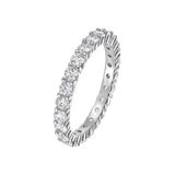Swarovski Vittore zilverkleurige ring met Steen 5257490 (maat 50)