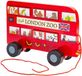 BigJigs houten speelgoed London bus trekfiguur FSC gecertificeerd