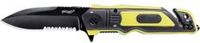 Walther Zakmes Rescue Knife Zwart, Geel