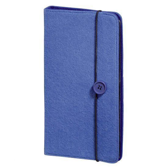 Hama vilt CD/DVD wallet 48 blauw