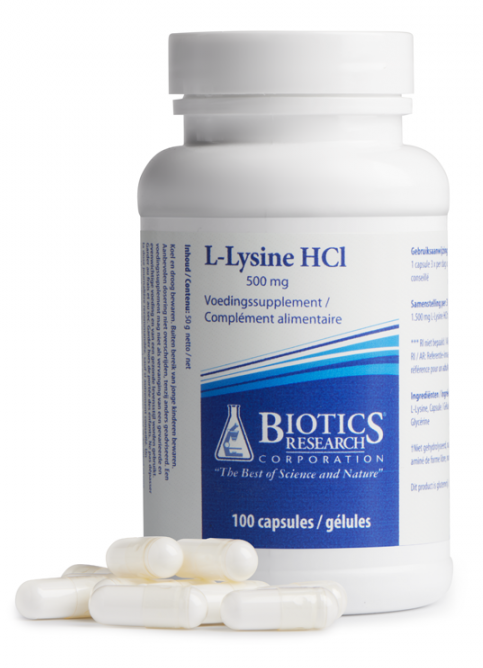 Biotics L-Lysine HCI 500mg Tabletten