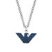 Emporio Armani EGS2909040 Herenketting - Staal - Zilverkleurig - 52.5 cm
