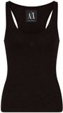 Armani Exchange Mouwloos T-shirt Zwart S Vrouw