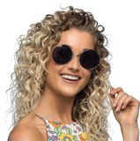 Boland - Partybril Hippie XL grijs