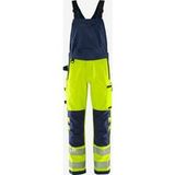 Fristads High vis Green Amerikaanse overall stretch klasse 2 1031 GSTP - Hi-Vis geel/marineblauw - C156