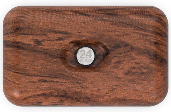 24Bottles Lunchbox - Sequoia Wood - 21 cm - Bruin