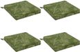 vidaXL Zitkussens SOEST 4 stuks 100% Polyester Bladontwerp