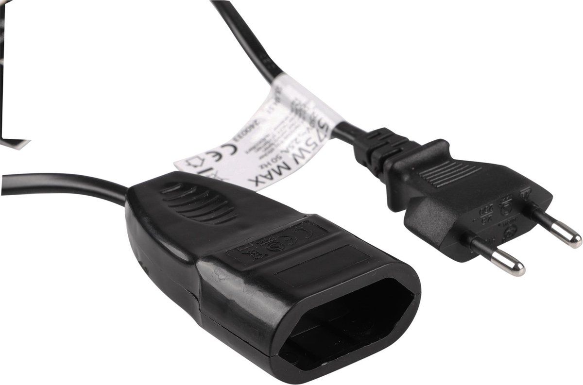 Q-Link Verlengsnoer - 5 meter - zwart