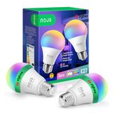 Nous P3Z ZigBee Gloeilamp E27 Led Warm wit - RGB Tuya Smart Life Dimbare Gloeilampen Lamp met Afstandsbediening Decoratieve Lamp Accessoires Dimbare Lampen Alexa Echo Google Home Assistant